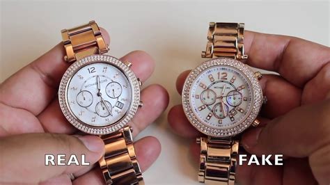 mk watch fake vs original|michael kors watch mk case.